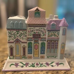 Lenox Village Collection Napkin Holder EUC